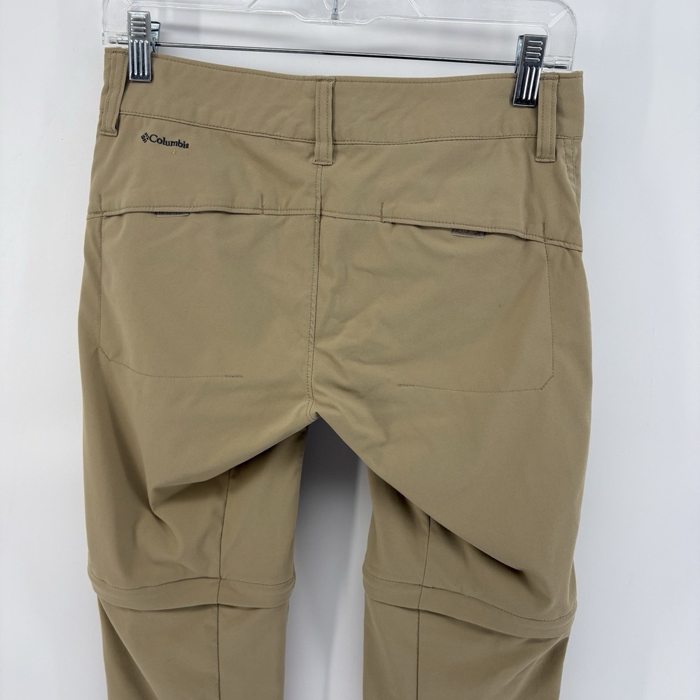 Columbia Omni-Shield Convertible Pants Beige Utility Tech Stretch Women 2 - Picture 8 of 10